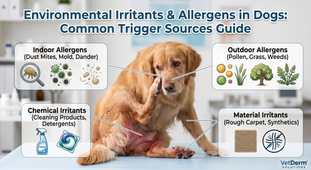 Common Causes Contact Dermatitis in Dogs