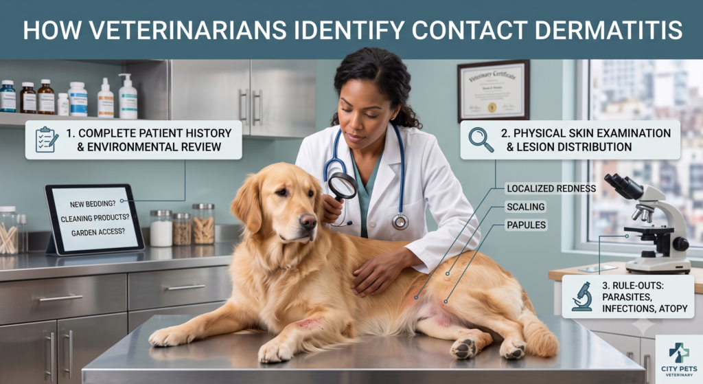 Veterinarians Identify Contact Dermatitis